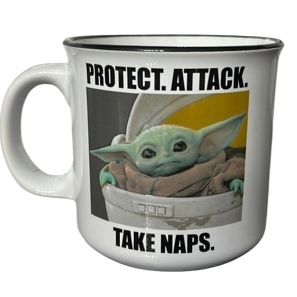 Star Wars Yoda coffee mug 16 oz take naps cut gift - Picture 1 of 5